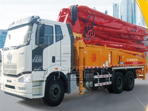 China factory 37m 38m 42m 56m 63m concrete boom pump truck for hot sale