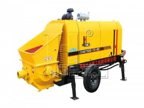 50m3/h DHBT50-13-85 diesel concrete pumps