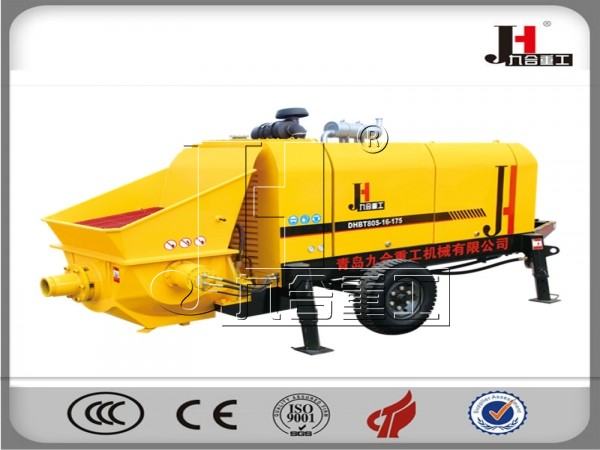 China factory trailer electric diesel 60m3 80m3 90m3 100m3 concrete pumps 