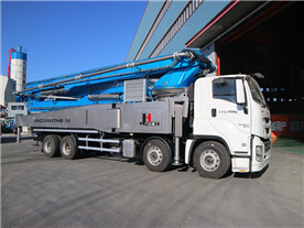 JH56-ISUZU, 56m concrete boom pump truck