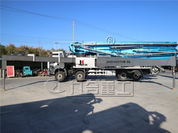 56m concrete boom pump truck with ISUZU chassis